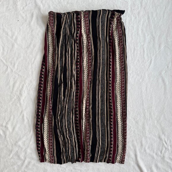 vintage striped midi skirt - Picture 5 of 8